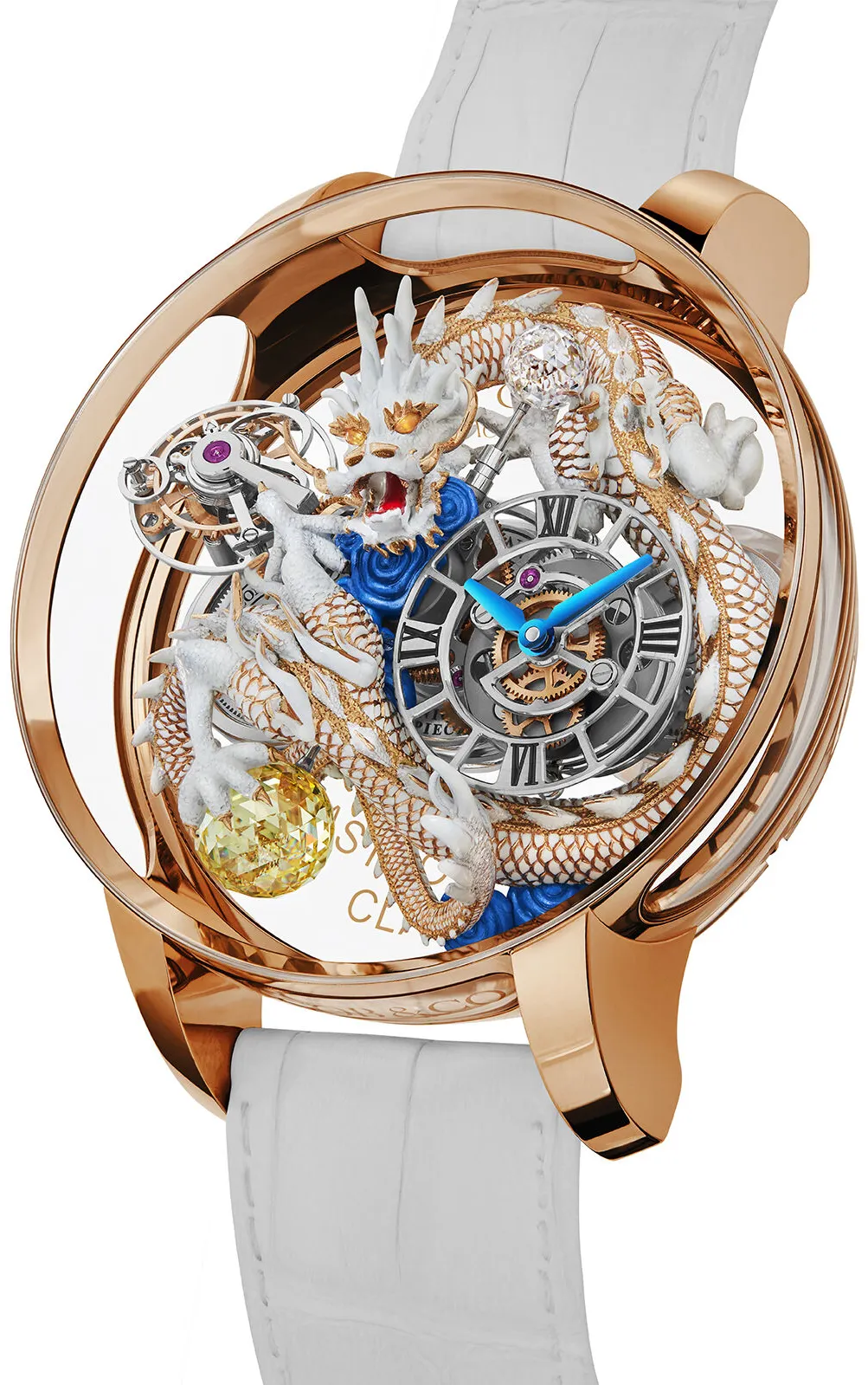 Jacob & Co. Astronomia AT120.40.DR.UA.BBALA 50mm Rose gold and Sapphire Transparent