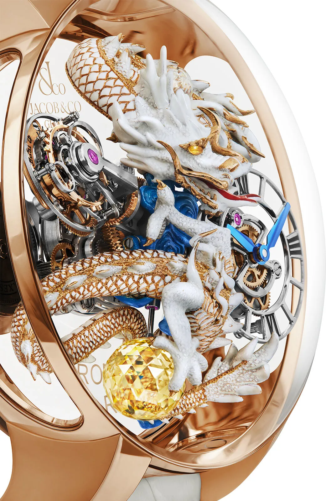 Jacob & Co. Astronomia AT120.40.DR.UA.BBALA 50mm Rose gold and Sapphire Transparent 1