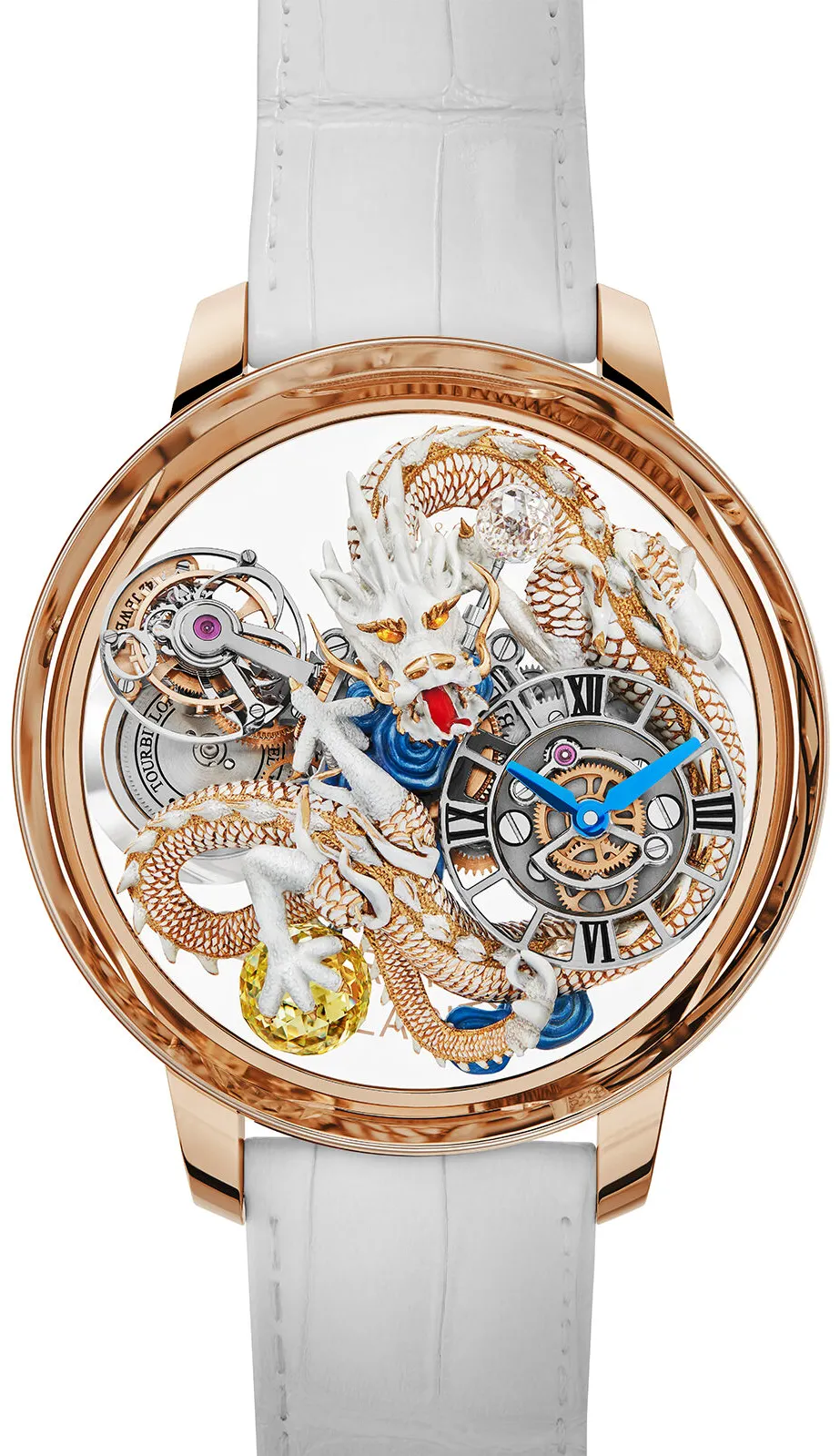 Jacob & Co. Astronomia AT120.40.DR.UA.BBALA 50mm Rose gold and Sapphire Transparent 2