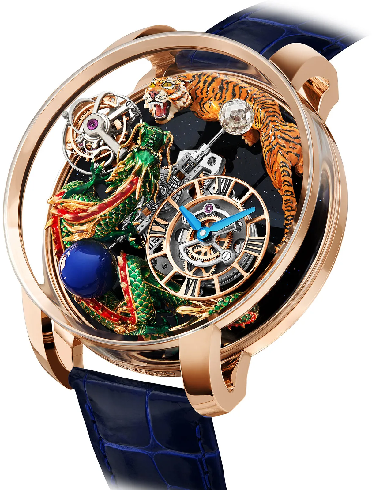 Jacob & Co. Astronomia AT114.40.AA.UA.A 47mm Rose gold and Sapphire Transparent 1