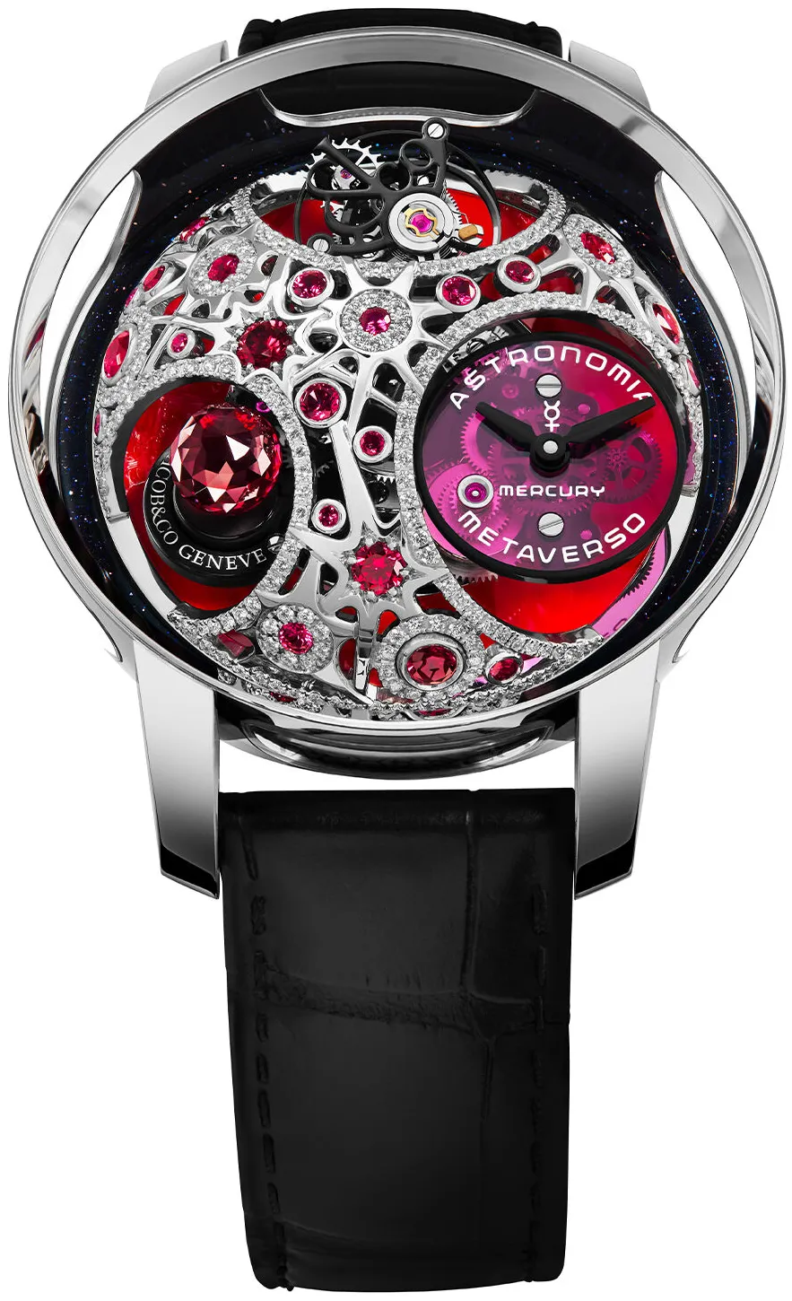 Jacob & Co. Astronomia AS312.30.AA.UA.ABALA 44mm White gold and Sapphire Red