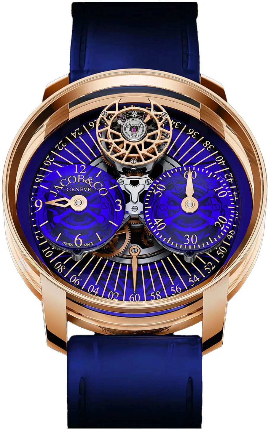 Jacob & Co. Astronomia AR200.40.AA.AA.A 43mm Rose gold Blue