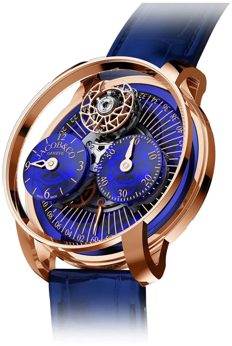 Jacob & Co. Astronomia AR200.40.AA.AA.A 43mm Rose gold Blue 1