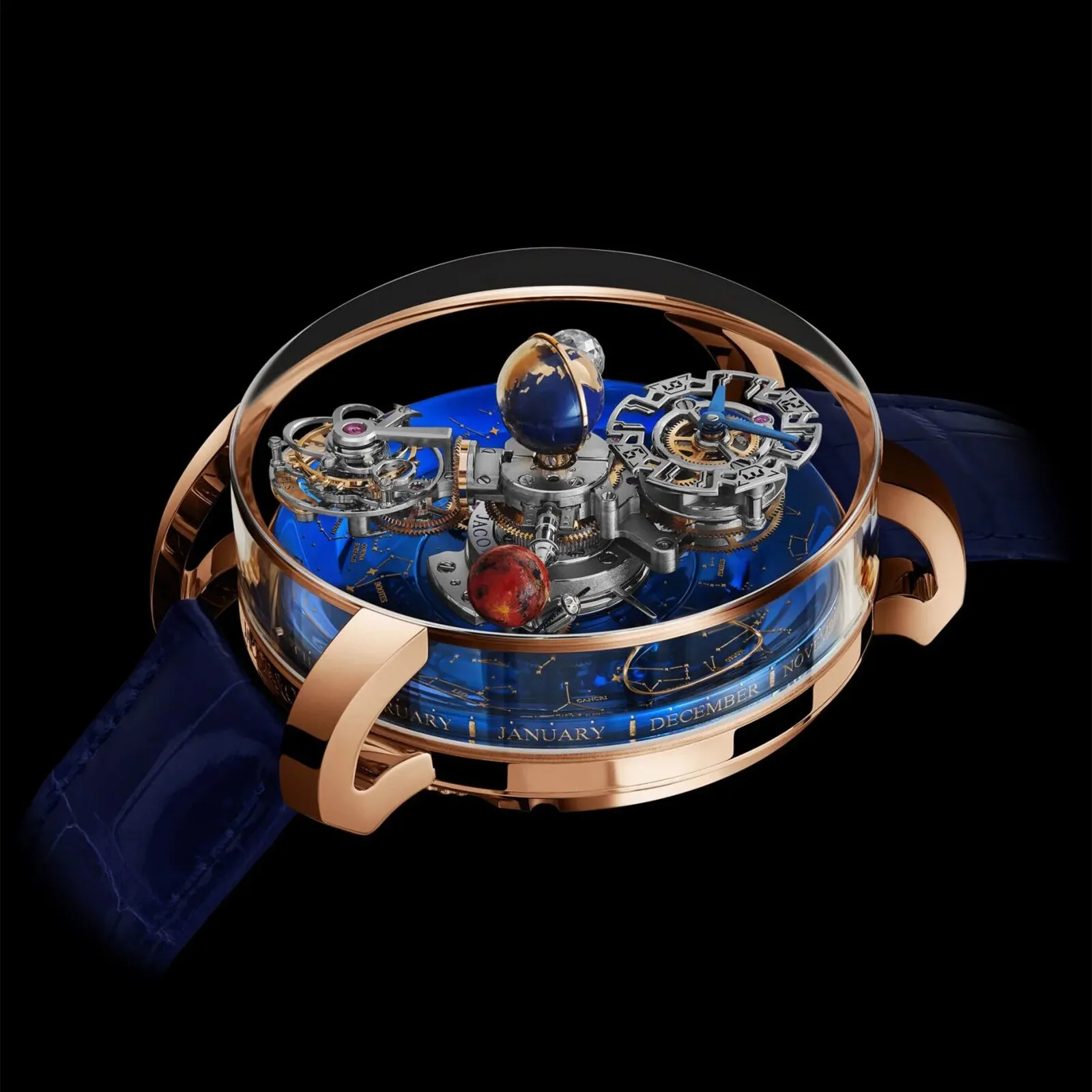 Jacob & Co. Astronomia AT113.40.AA.AA.ABALA Rose gold Blue 1