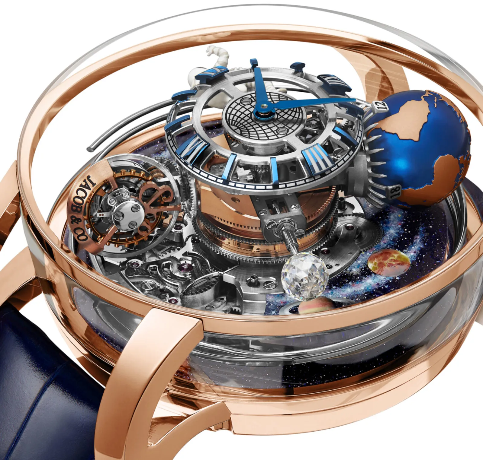 Jacob & Co. Astronomia AM500.40.AA.AA.ABALA 50mm Rose gold Transparent