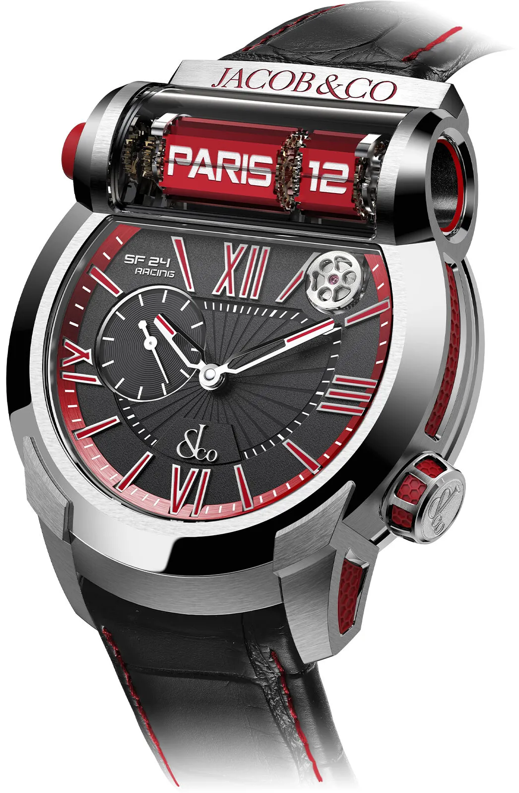 Jacob & Co. Epic SF24 ES101.20.NS.YR.A 45mm Titanium Red