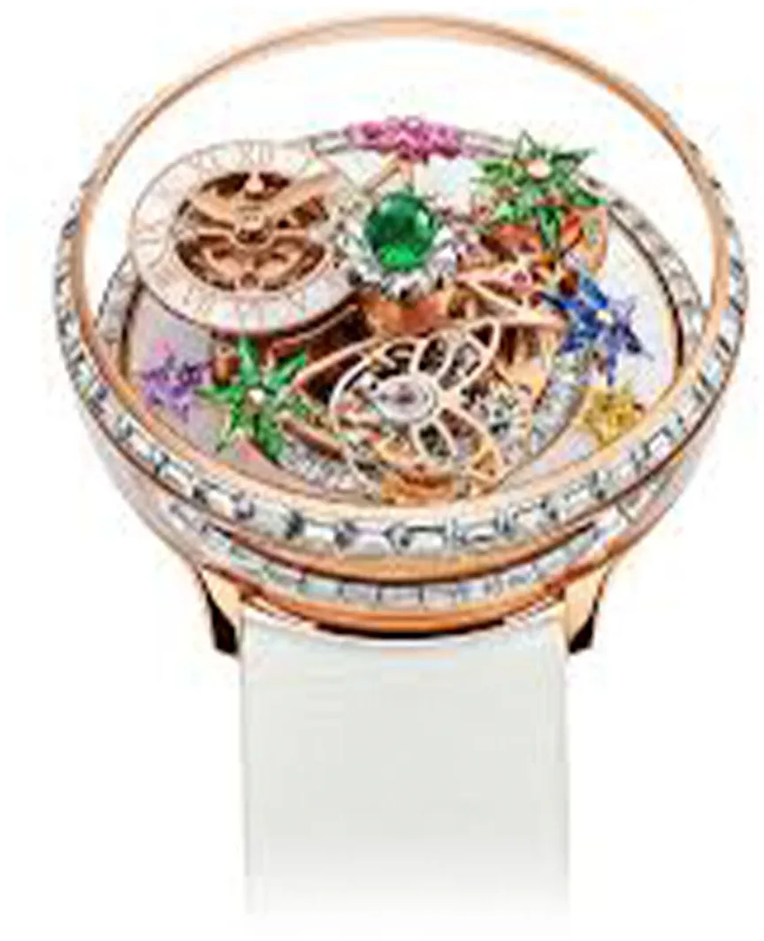 Jacob & Co. Fleurs de Jardin AF321.40.BC.AA.B 42.5mm Rose gold White