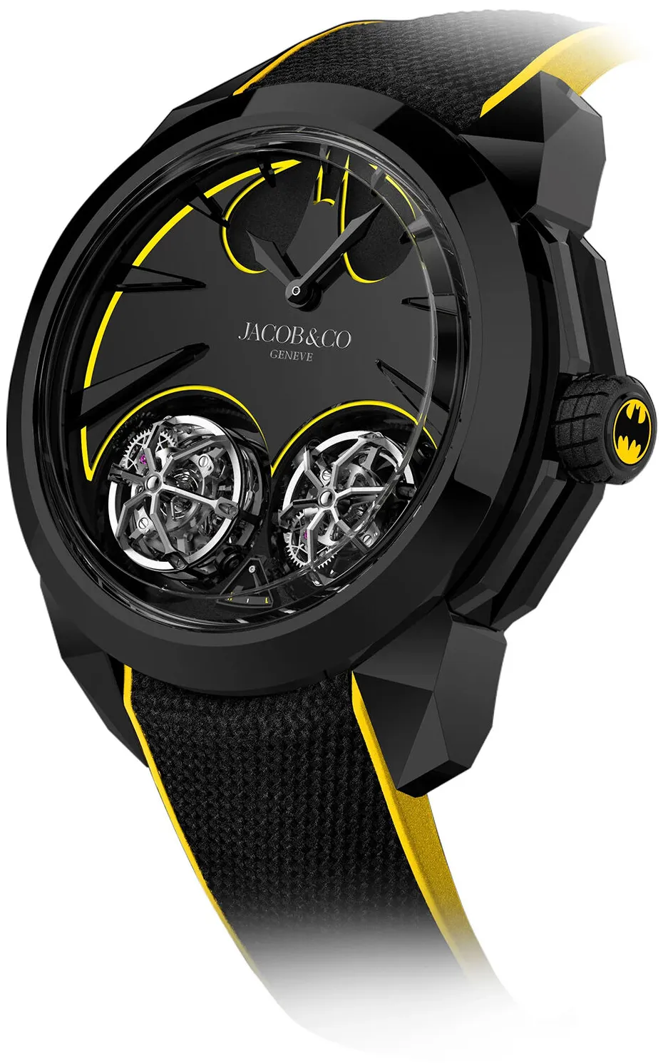 Jacob & Co. Gotham City DC100.21.AB.AB.A 46mm Titanium Black