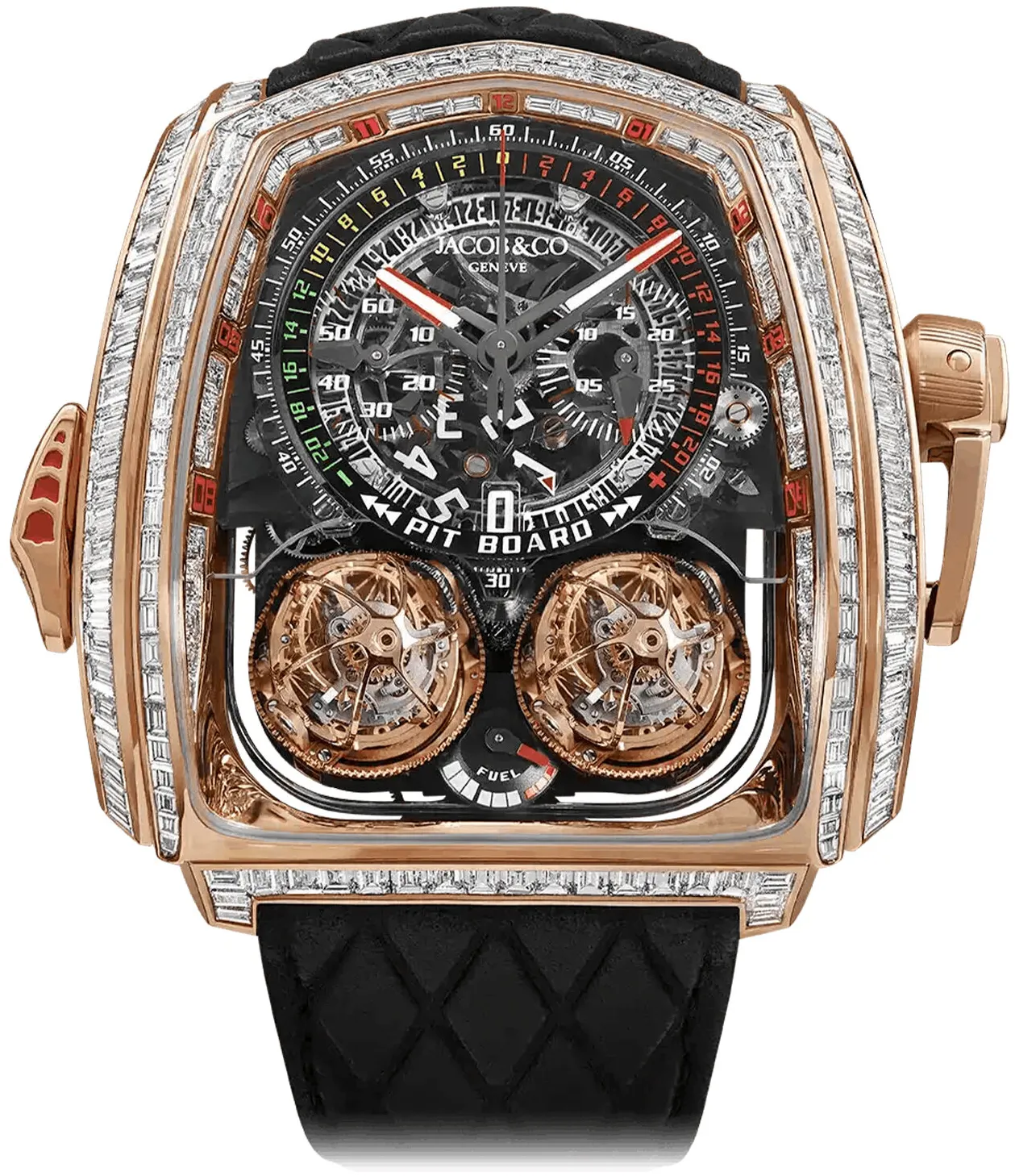 Jacob & Co. Twin Turbo TT800.40.BD.AA.A Rose gold Black