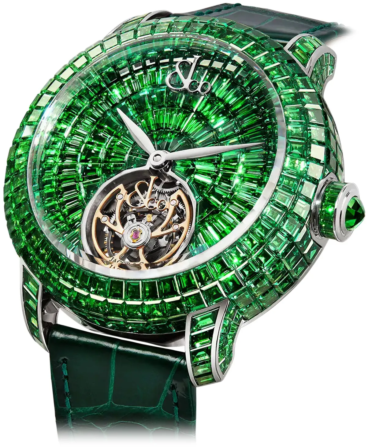 Jacob & Co. Caviar CV210.30.AA.UA.A 47mm White gold Green