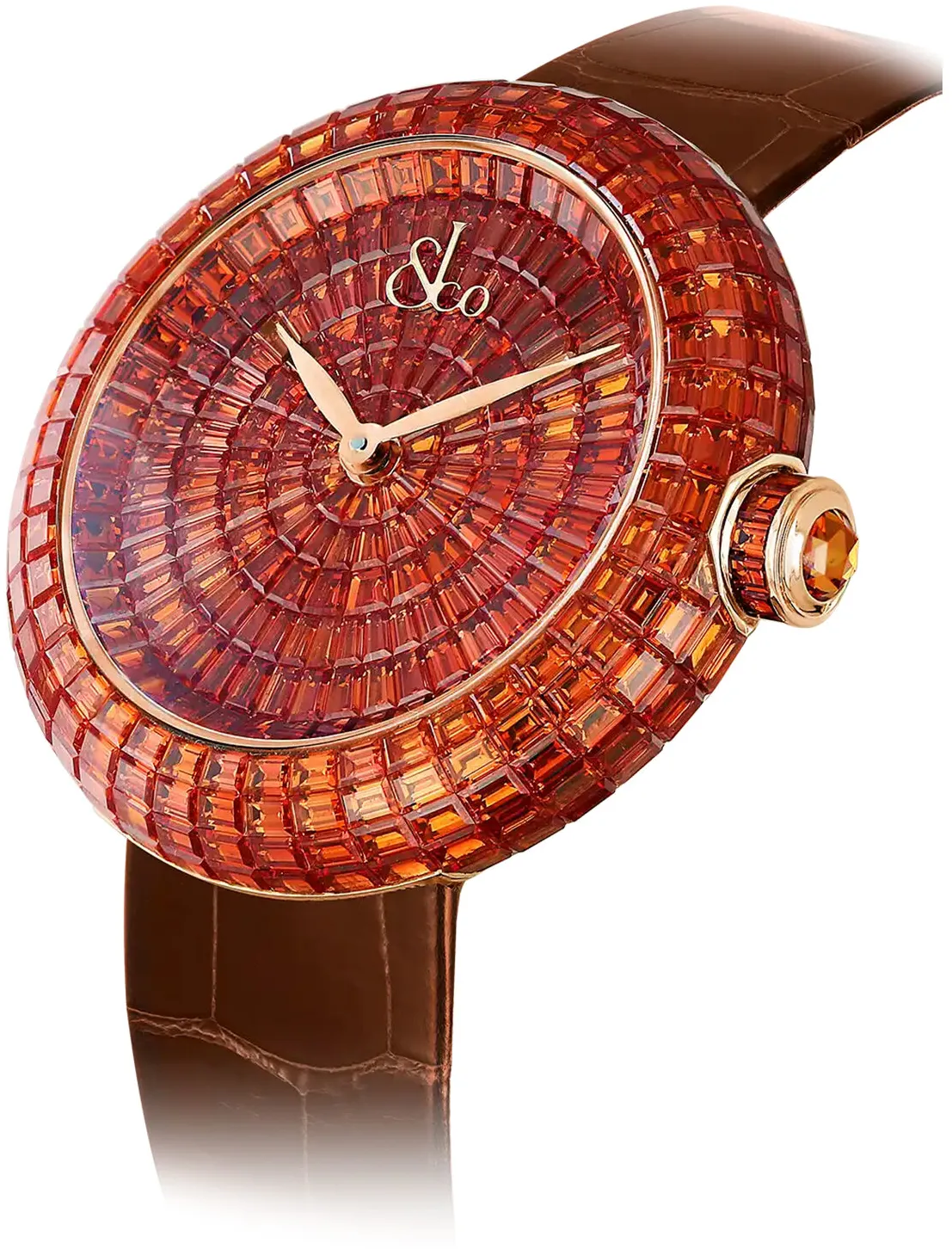 Jacob & Co. Brilliant BA534.40.BO.BO.A 44mm Rose gold Red