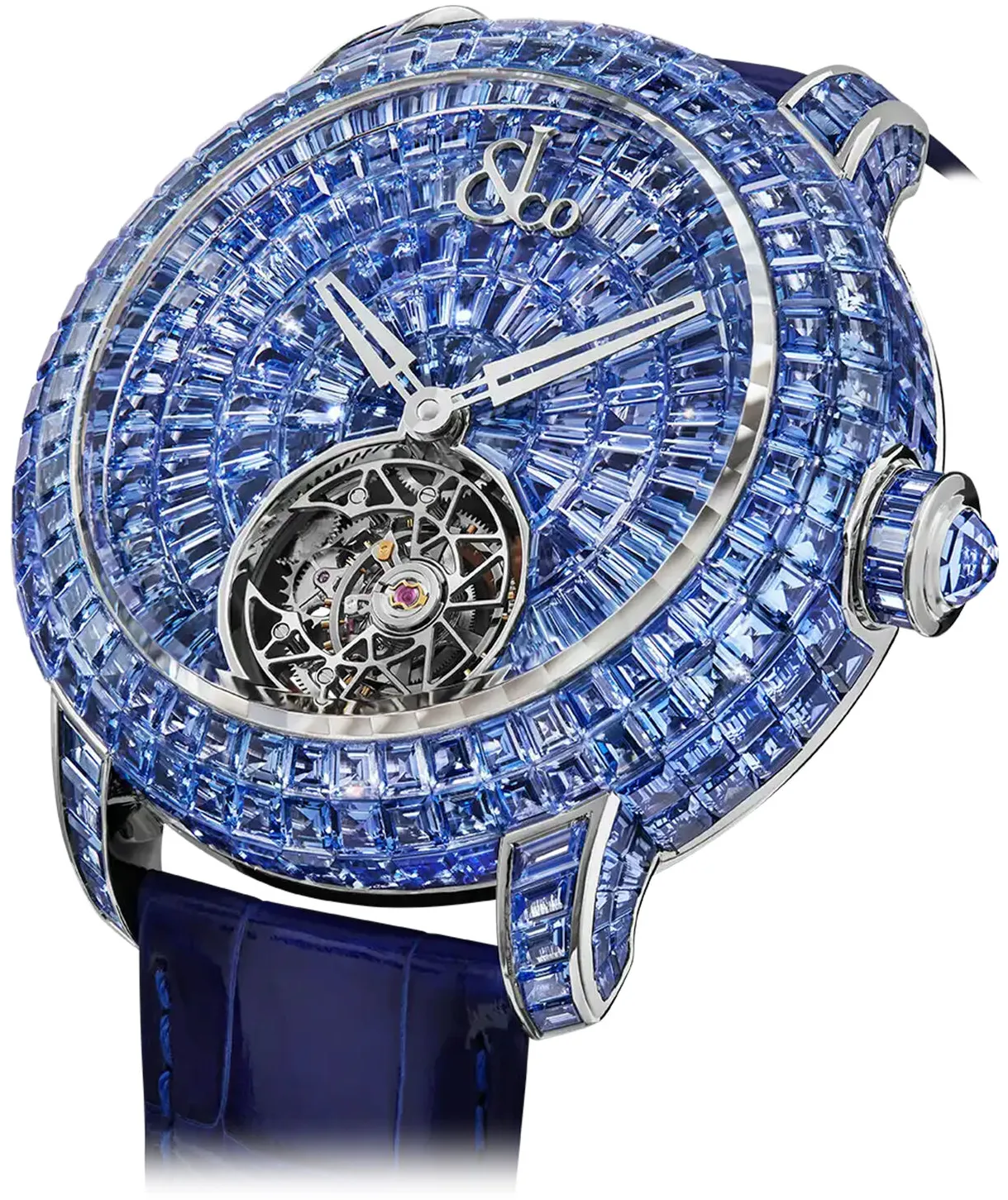 Jacob & Co. Caviar CV210.30.AB.AB.ABALA 47mm White gold Blue