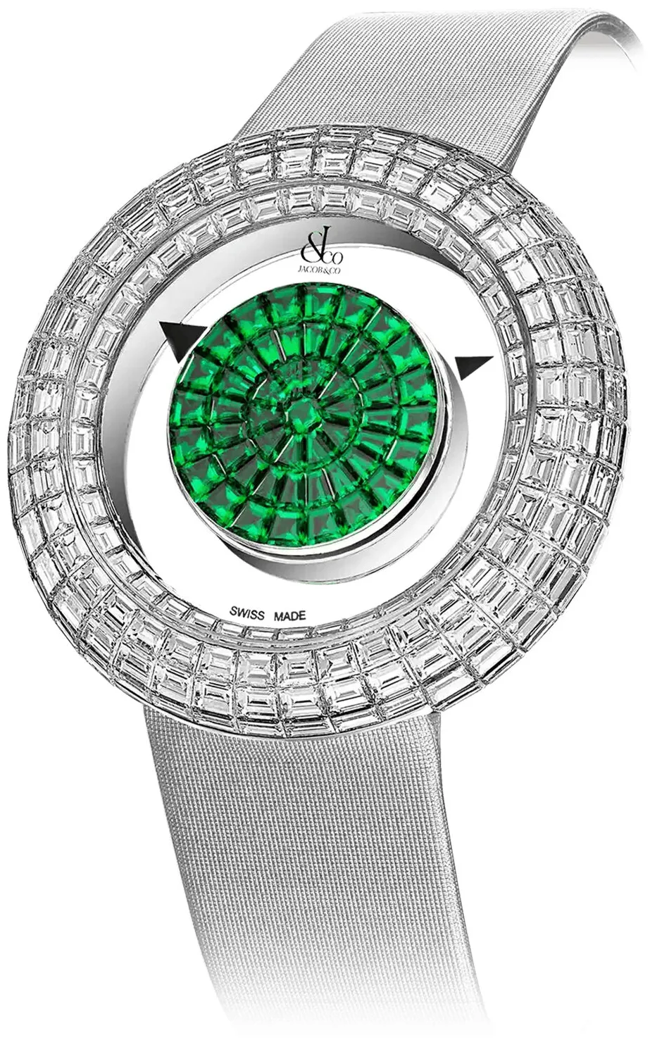 Jacob & Co. Brilliant BM526.30.BD.BE.A 38mm White gold Green