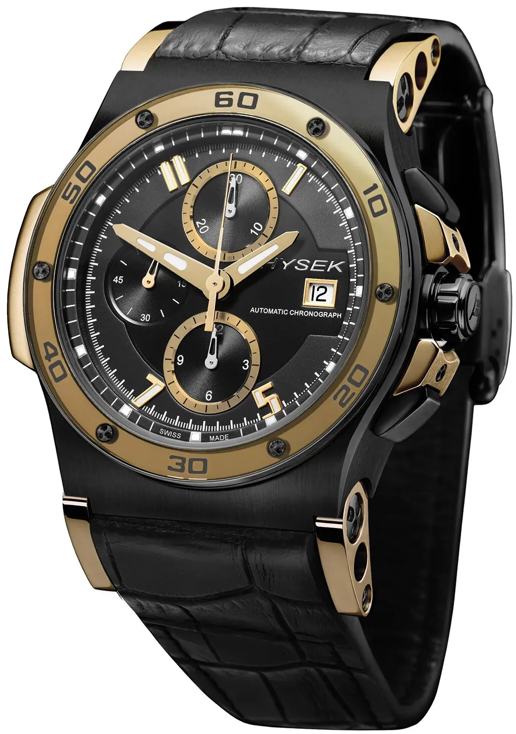 Jorg Hysek Abyss AB4402B05 44mm Yellow gold and Black PVD Black