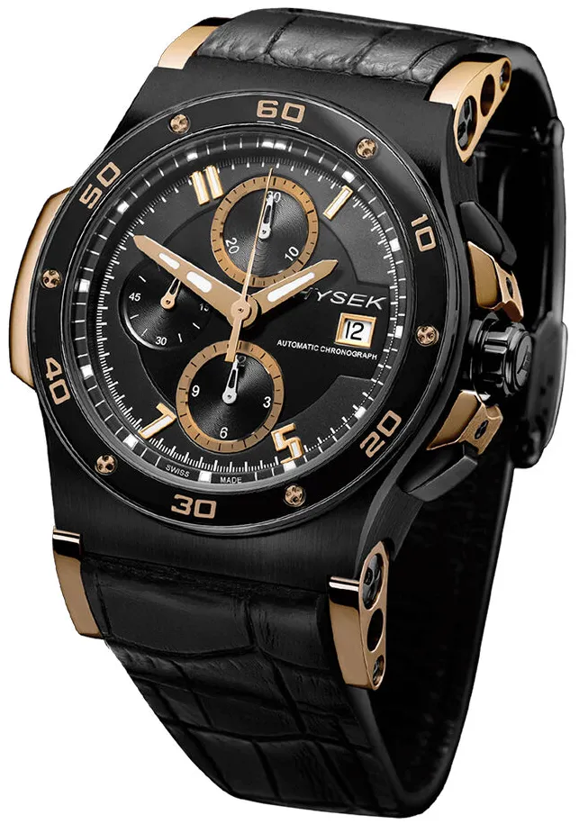 Jorg Hysek Abyss AB4402B03 44mm Rose gold and Titanium Black