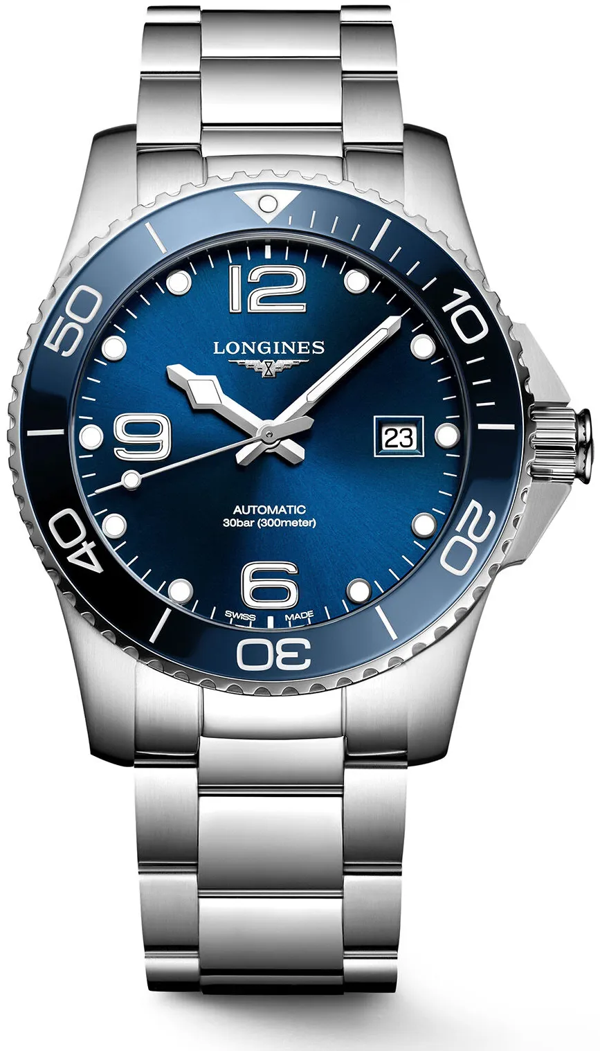 Longines HydroConquest L3.781.4.96.6 41mm Stainless steel Blue