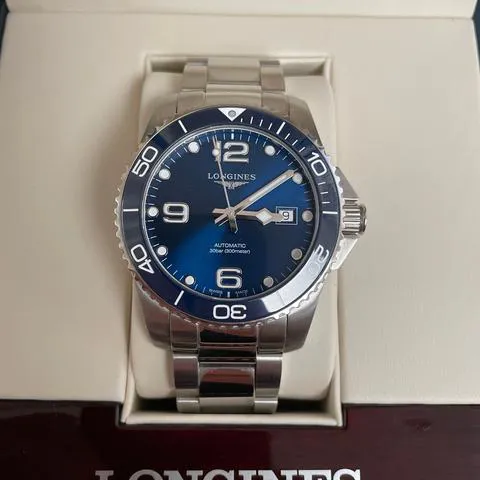 Longines HydroConquest L3.781.4.96.6 41mm Stainless steel Blue