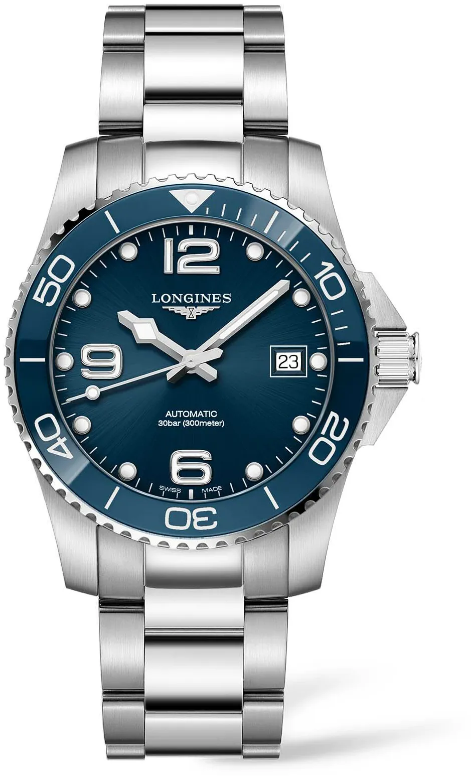 Longines HydroConquest L37804966 39mm Stainless steel Blue