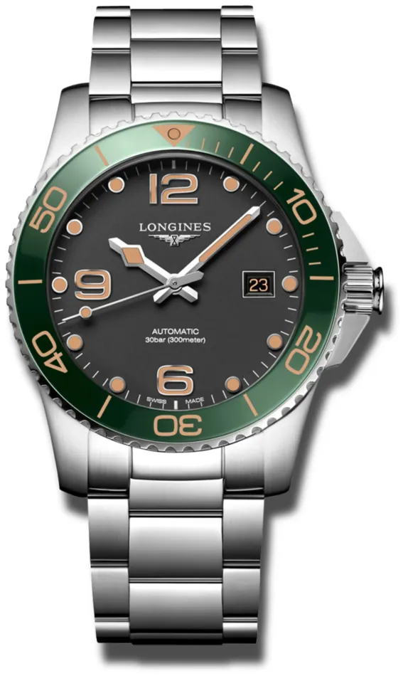 Longines HydroConquest L37814056 41mm Stainless steel Black