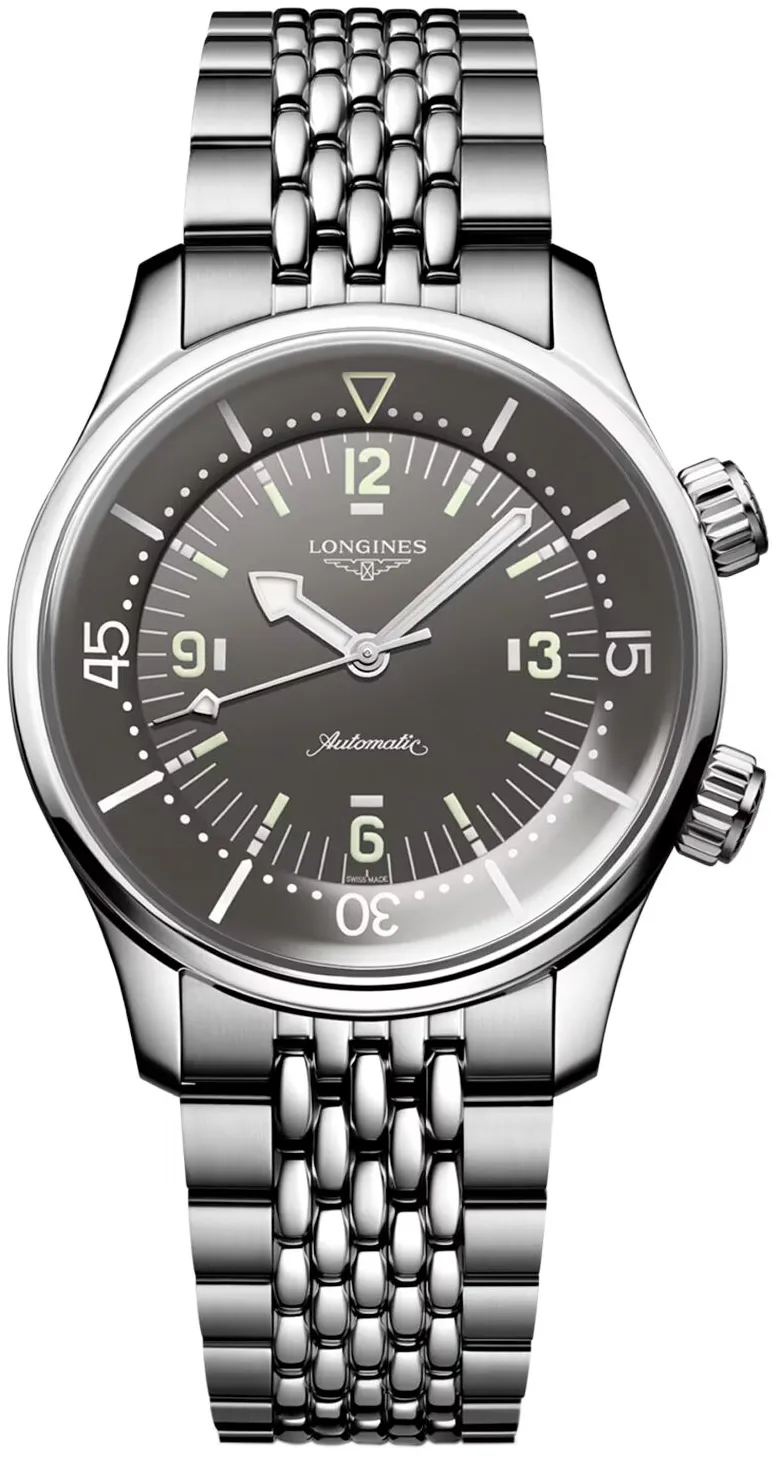 Longines Legend Diver L3.764.4.99.6 39mm Stainless steel Gray