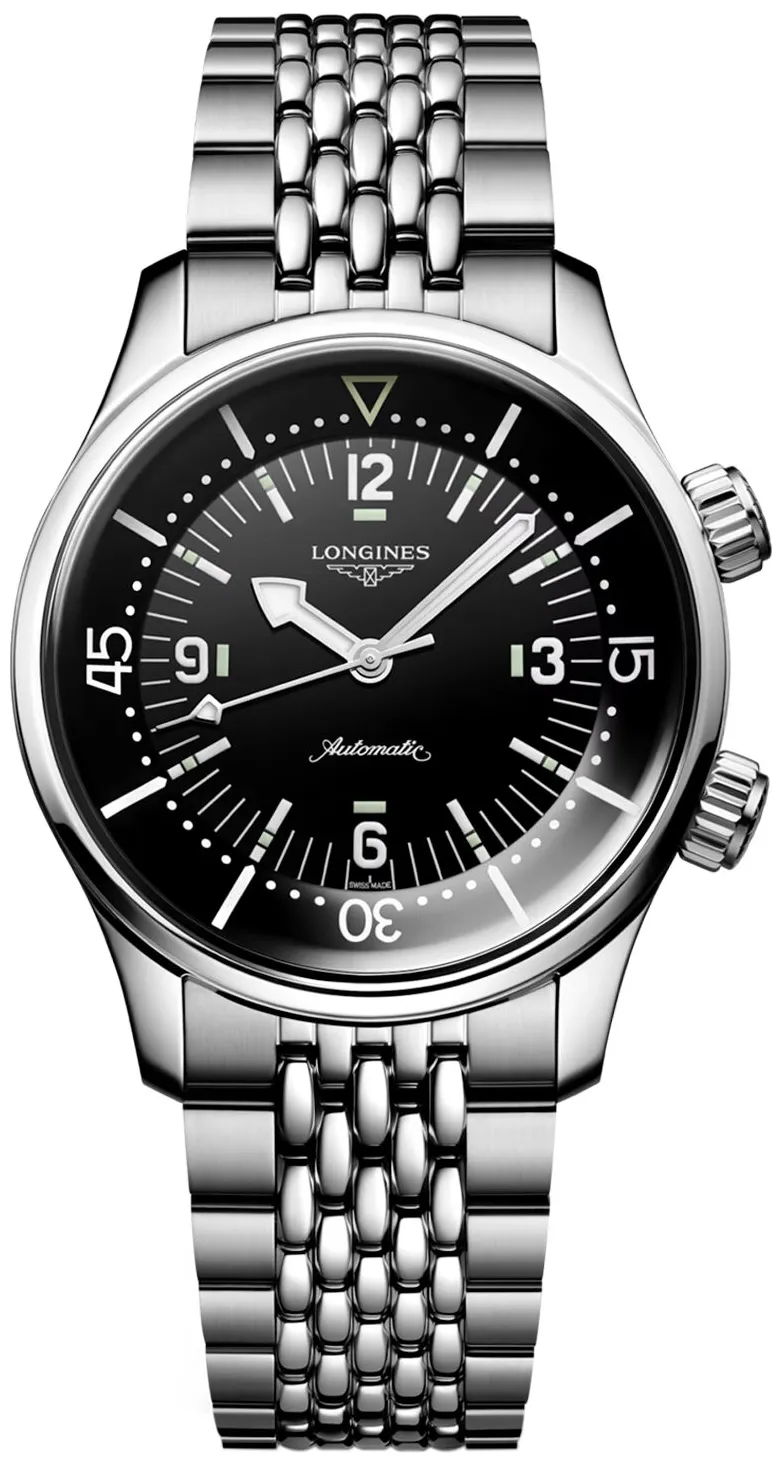 Longines Legend Diver L3.764.4.50.7 39mm Stainless steel Black