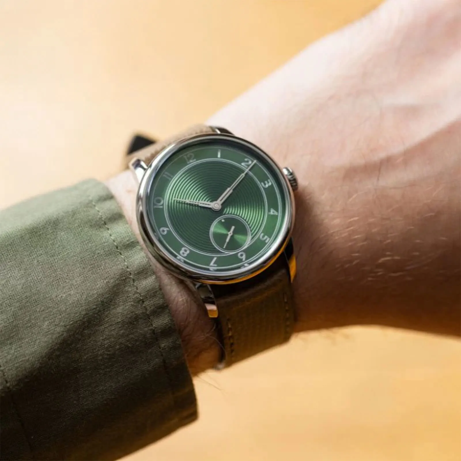 Louis Erard Excellence 34248AA69.BVA158 39mm Stainless steel Green 4