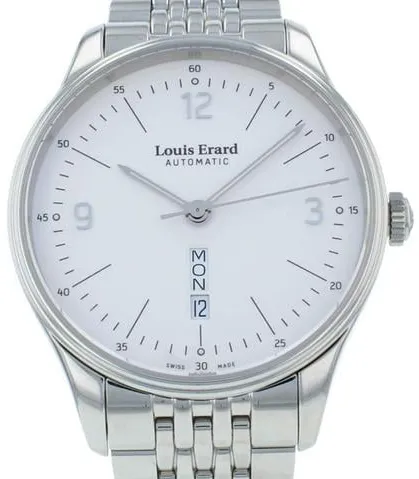 Louis Erard Héritage 72288AA01.BMA88 41mm Stainless steel White