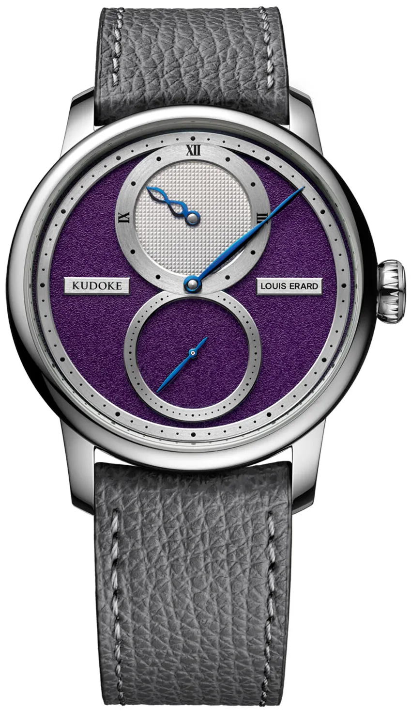 Louis Erard Le Régulateur 85237AA46.BVA173 42mm Stainless steel Violet