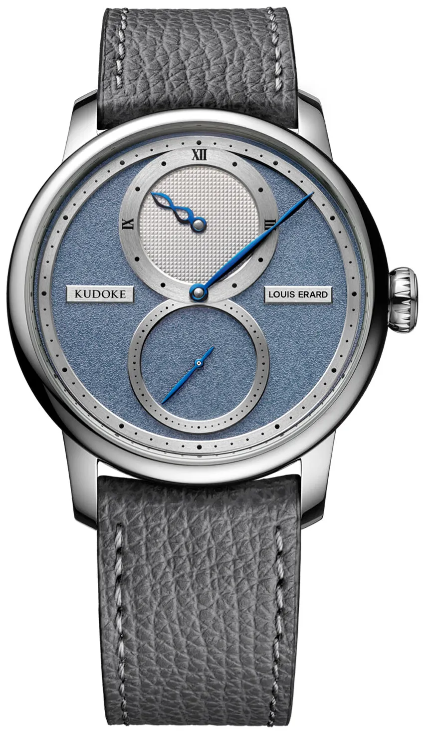 Louis Erard Le Régulateur 85237AA45.BVA173 42mm Stainless steel Blue