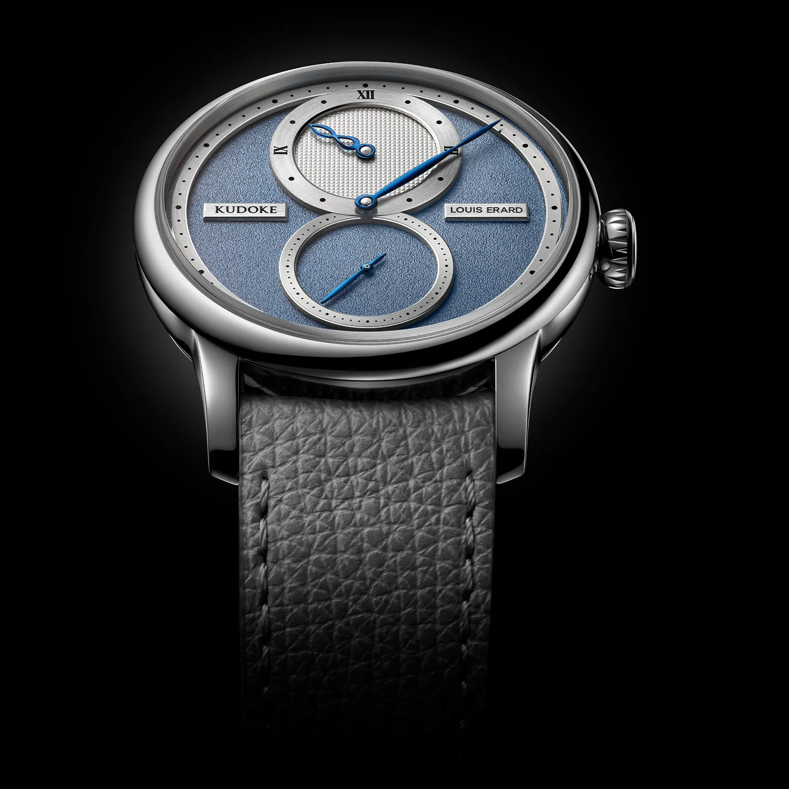 Louis Erard Le Régulateur 85237AA45.BVA173 42mm Stainless steel Blue 1