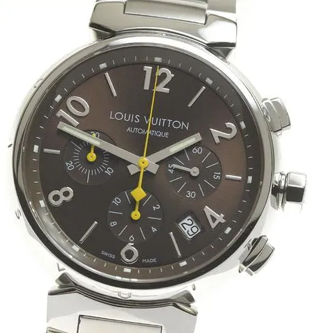 Louis Vuitton Q1121 41mm Stainless steel Brown