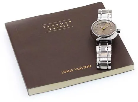 Louis Vuitton Q1212 28mm Stainless steel Brown 1