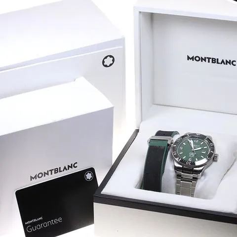 Montblanc 1858 MB130810 42mm Stainless steel Green 1