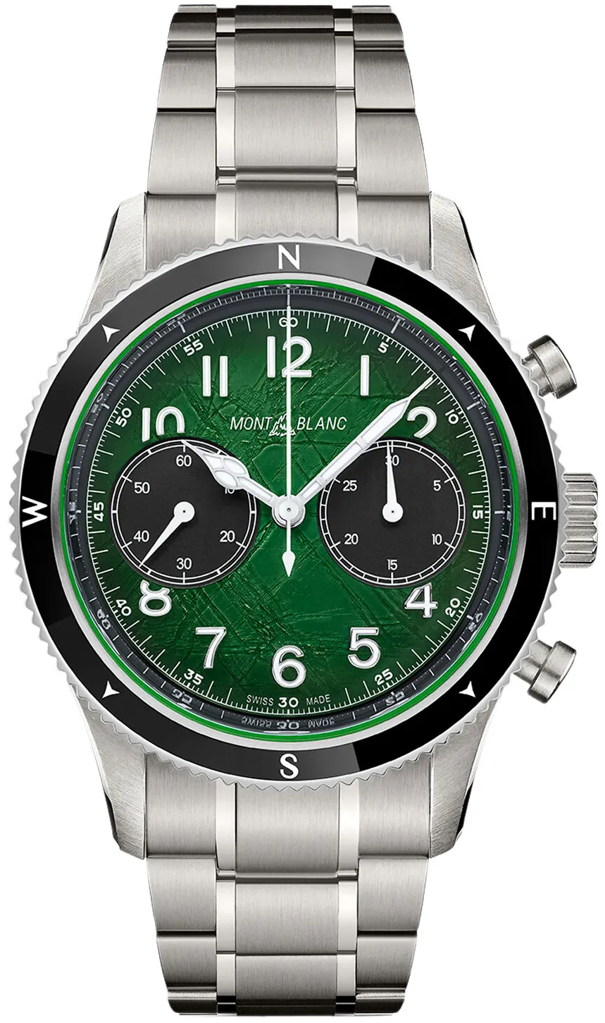 Montblanc 1858 133298 42mm Stainless steel Green 1