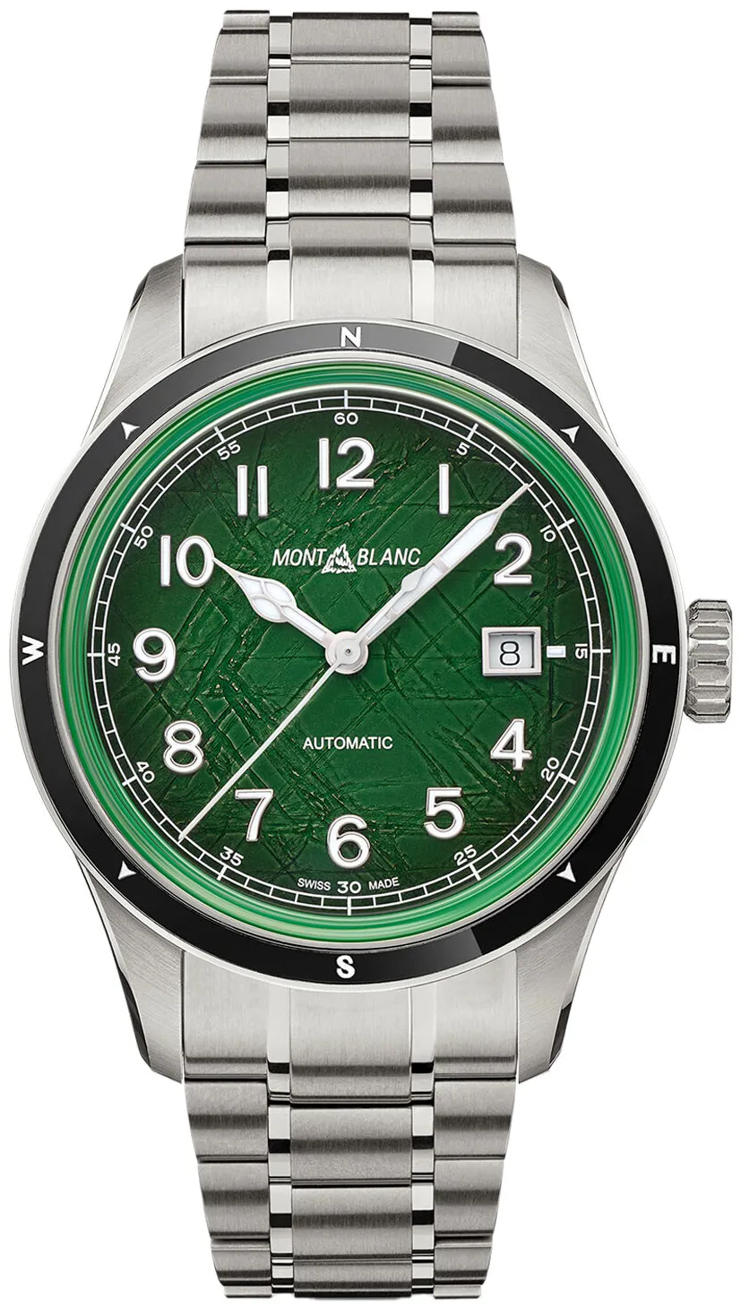 Montblanc 1858 133269 41mm Stainless steel Green 1