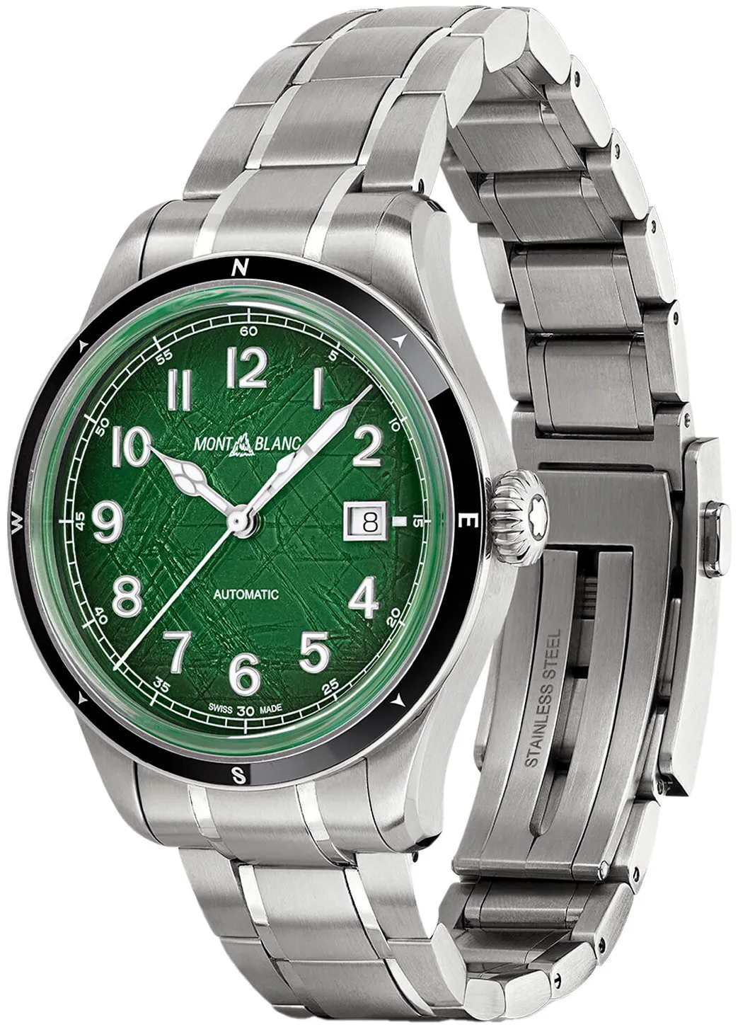 Montblanc 1858 133269 41mm Stainless steel Green 2