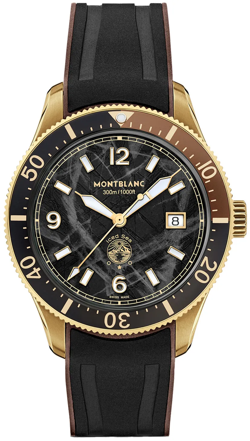 Montblanc Iced Sea 133300 41mm Bronze Black