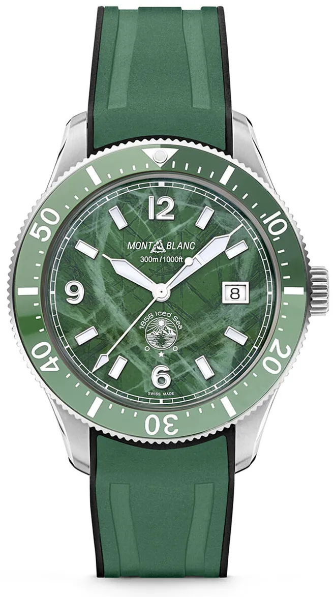 Montblanc Iced Sea 131450 41mm Stainless steel Green