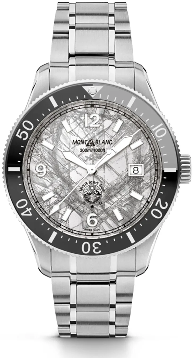 Montblanc Iced Sea 130793 41mm Stainless steel Gray