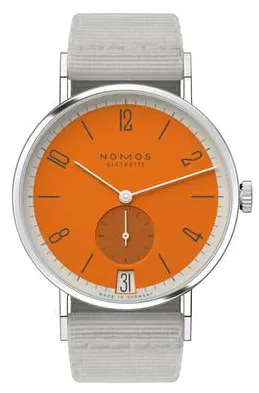 NOMOS Tangente 179.S17 37.5mm Stainless steel Orange