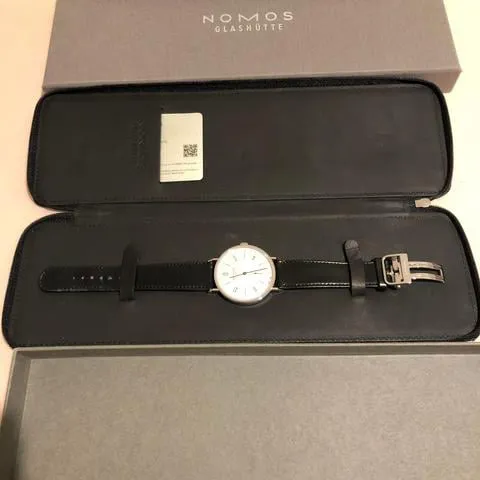 NOMOS Tangente Neomatik 180 Stainless steel Silver