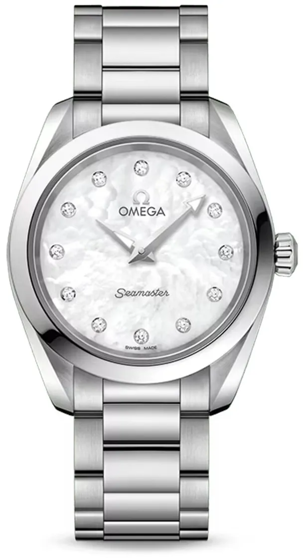 Omega Aqua Terra 220.10.28.60.55.001 28mm Stainless steel White