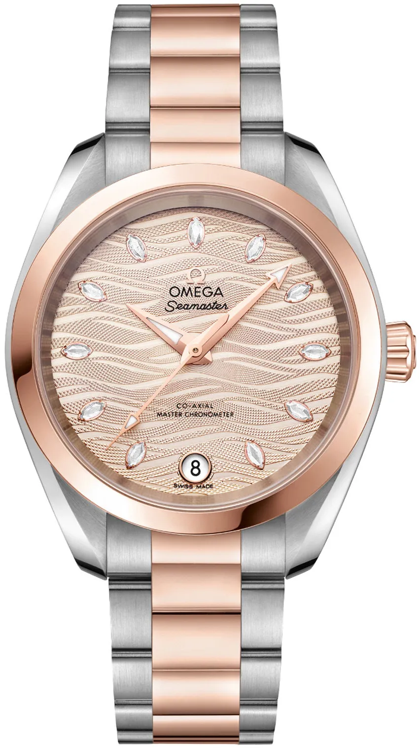 Omega Aqua Terra 220.20.34.20.59.001 34mm Stainless steel Gray