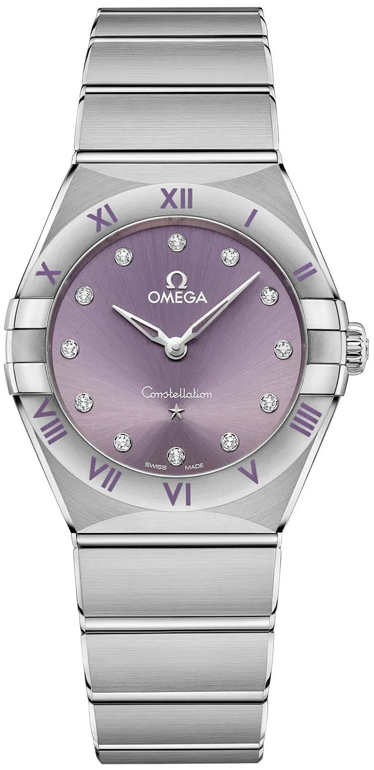 Omega Constellation 131.10.28.60.60.002 28mm Stainless steel Purple