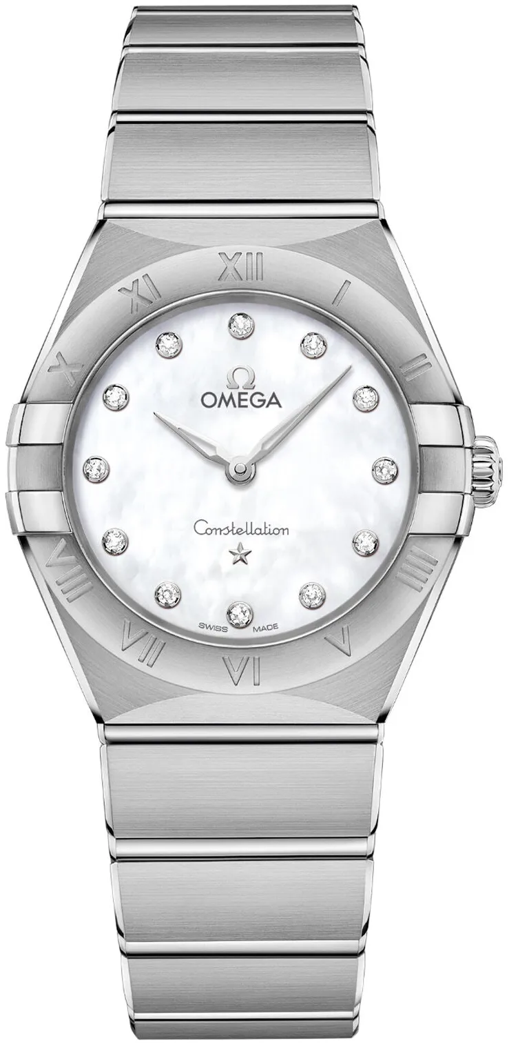 Omega Constellation Quartz 131.10.28.60.55.001 28mm Stainless steel White