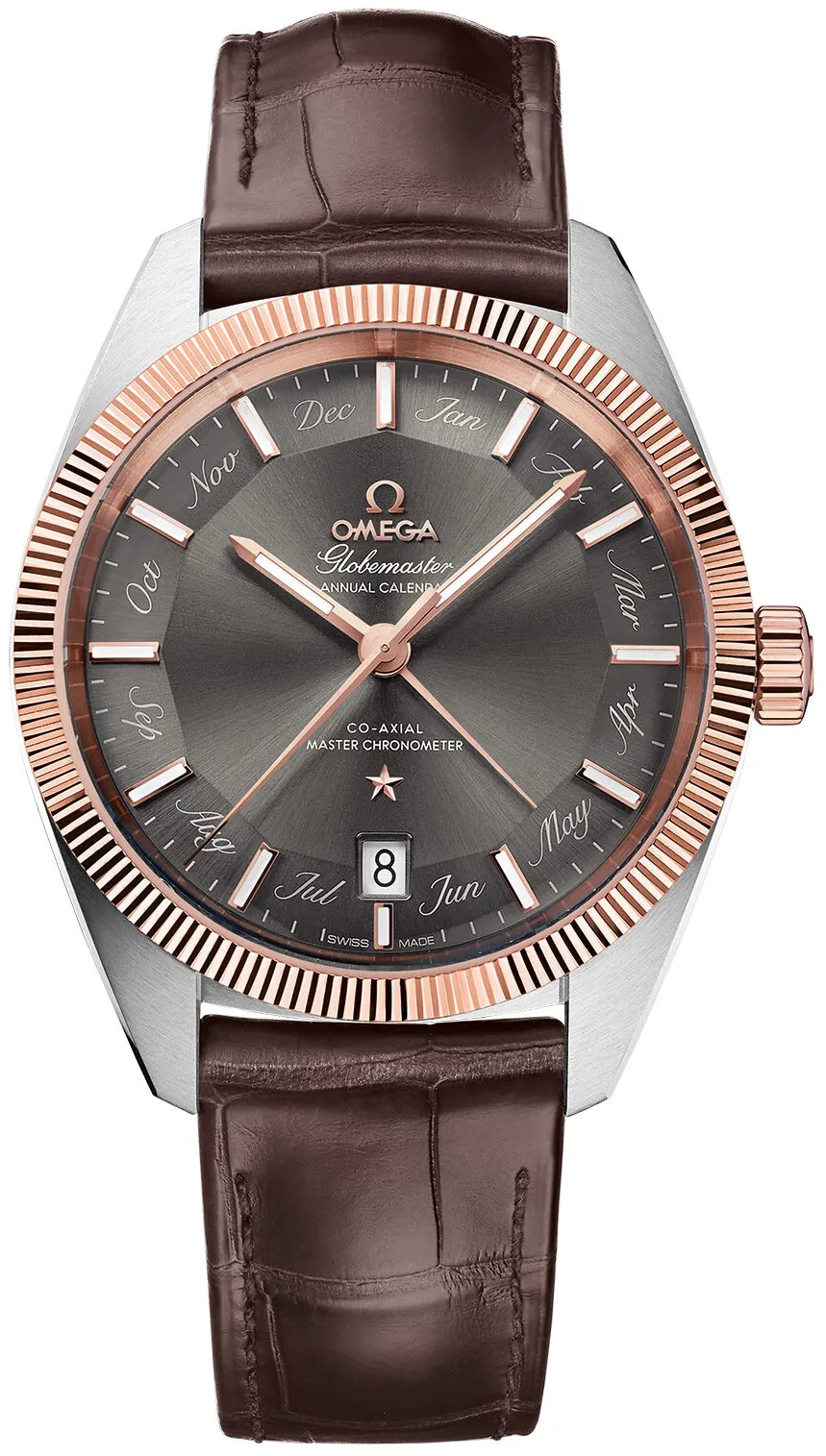 Omega Globemaster 130.23.41.22.06.001 41mm Rose gold and Stainless steel Gray