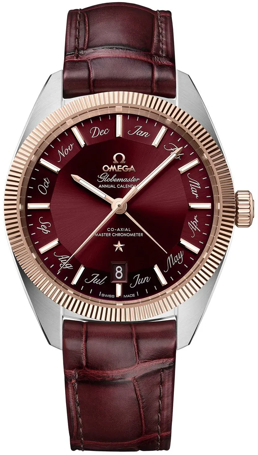 Omega Globemaster 130.23.41.22.11.001 41mm Stainless steel Red