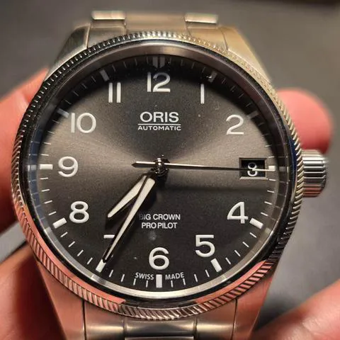 Oris Big Crown 01 752 7698 4063-07 5 22 06FC 45mm Stainless steel Gray 5