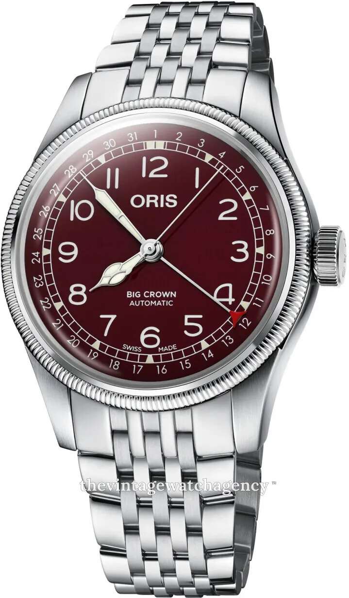 Oris Big Crown 01 754 7741 4068-07 8 20 22 40mm Stainless steel Red