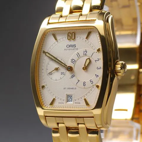 Oris Regulator 7471 33mm Yellow gold Champagne 1